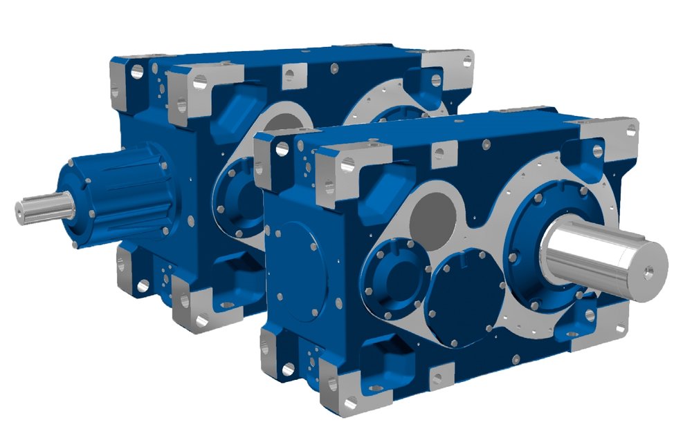 Industrial gear units with 190 kNm output torque
